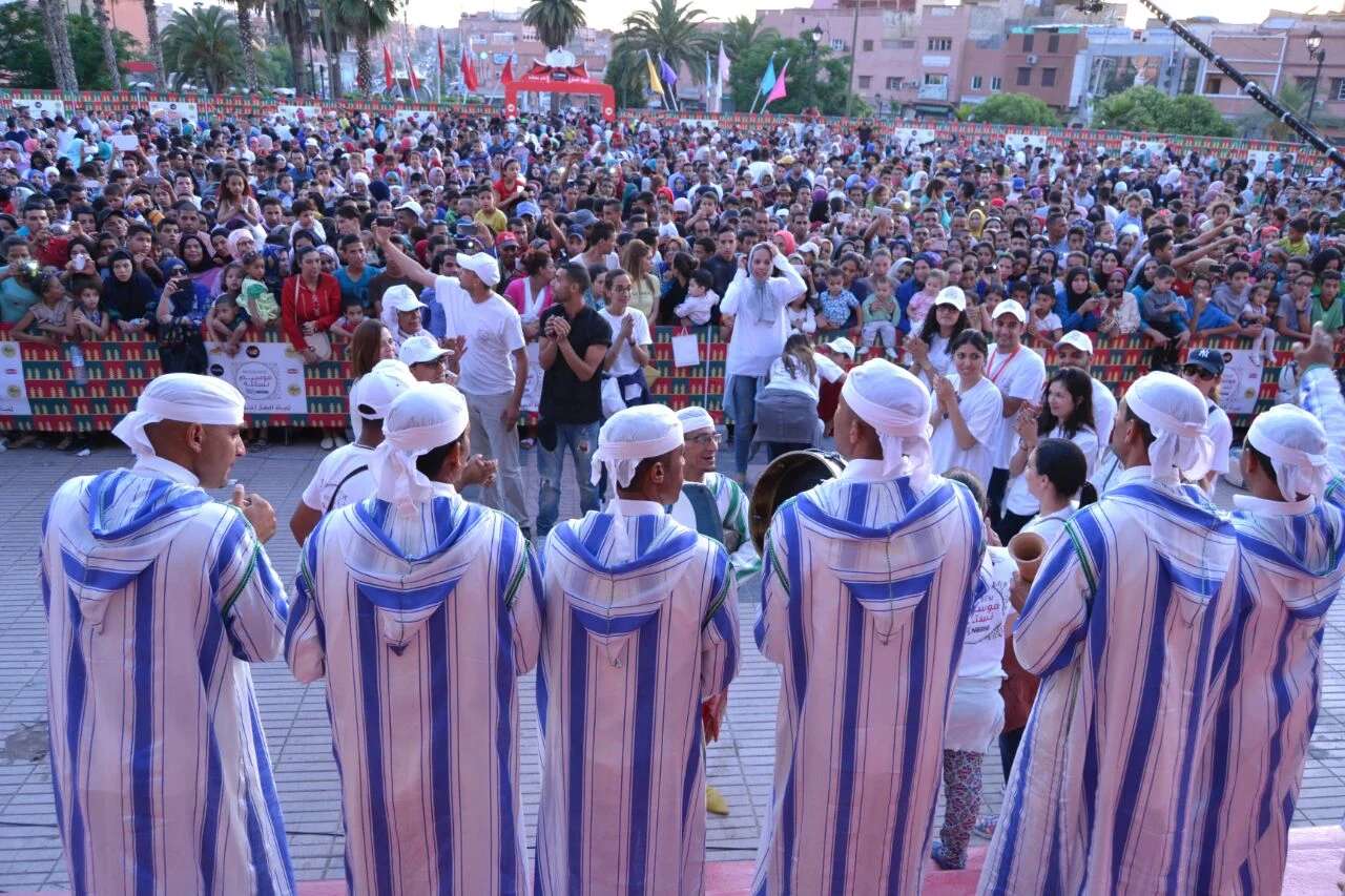 Public et animations du Moussem Nestlé à Béni Mellal
